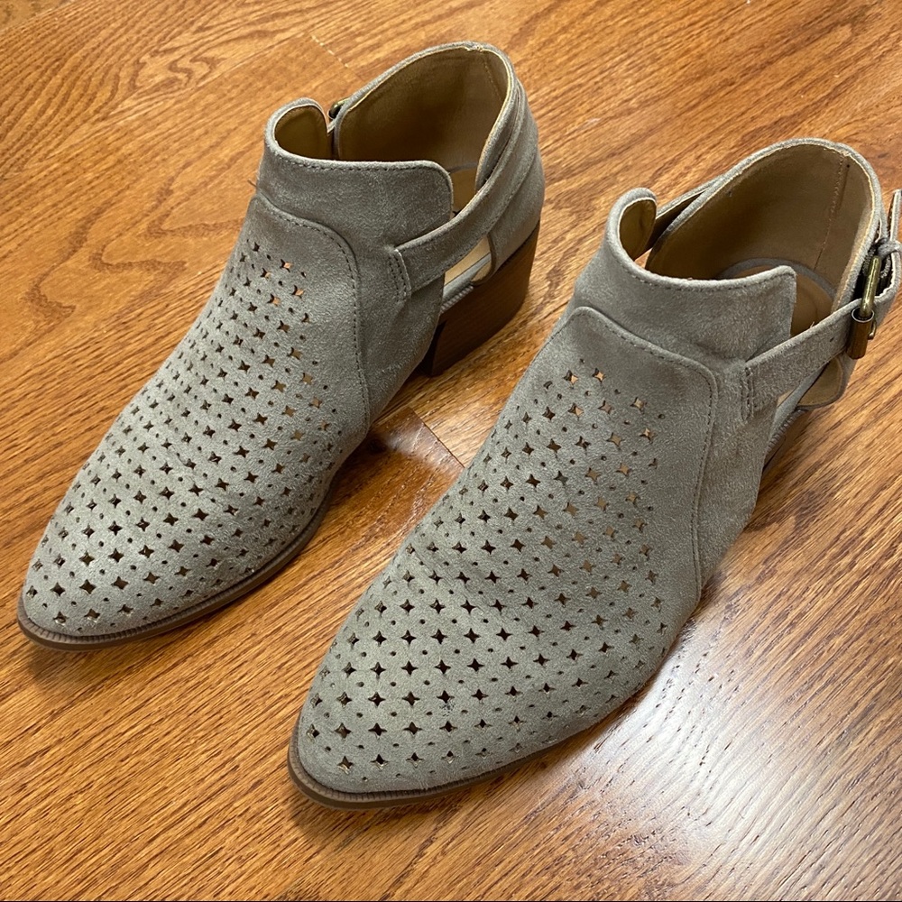 Qupid Booties with cutouts summer/fall